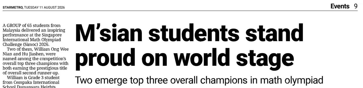 M'sian students stand proud on world stage